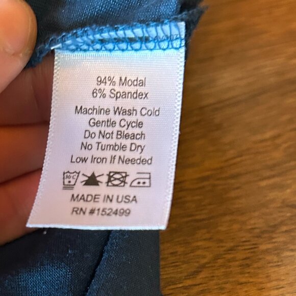 Amour Vert keyhole wrap dress, teal, size S - Picture 3 of 4